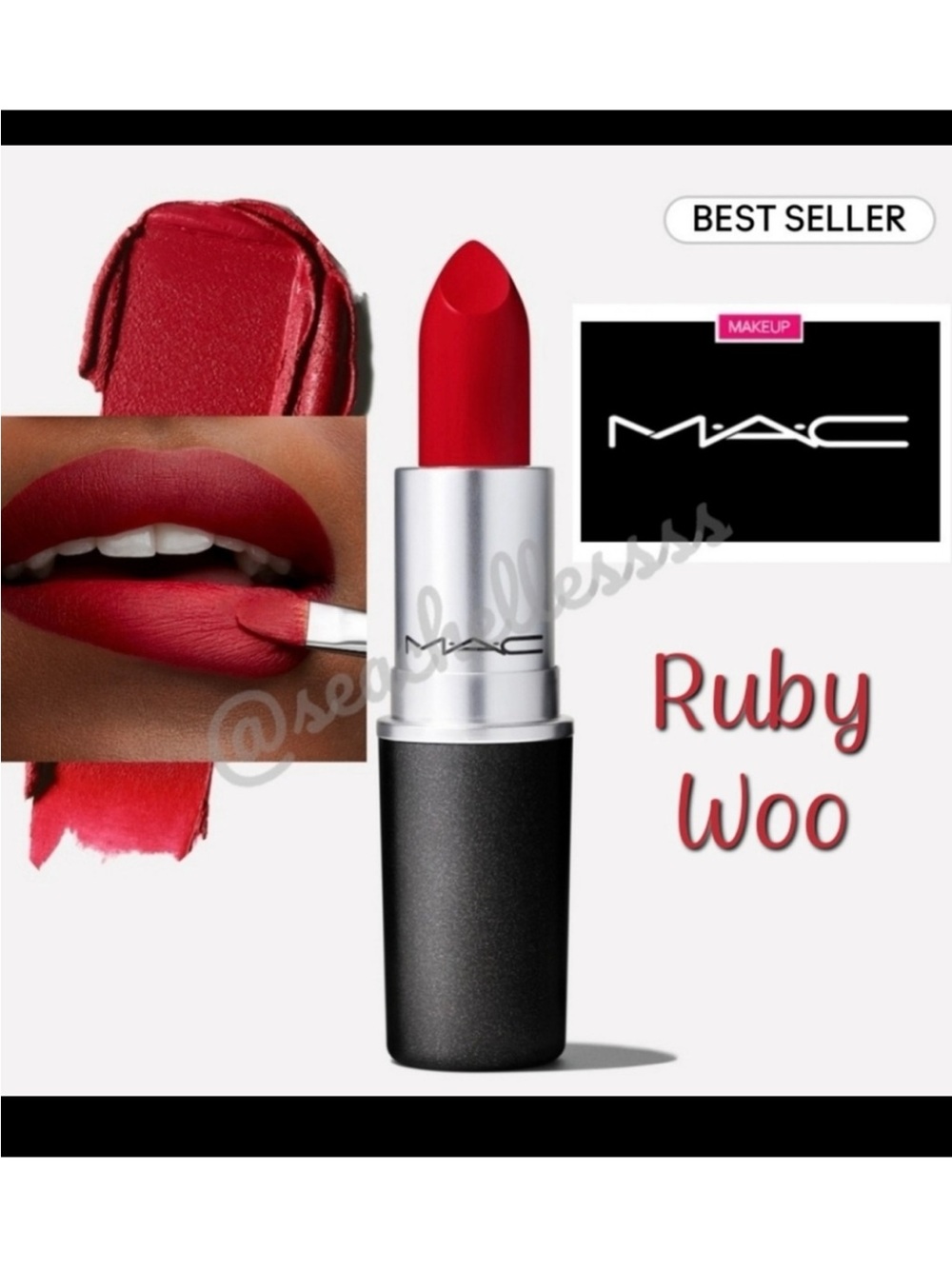 MAC Cosmetics Ruby Woo Bold Matte Red Lipstick